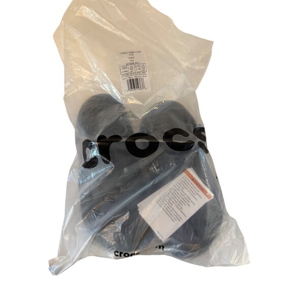 Crocs Classic Mega Crush Clog Unisex M5/W7 Black Lightweight Durable Platform Sh - Picture 7 of 15